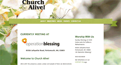 Desktop Screenshot of churchalivenh.org